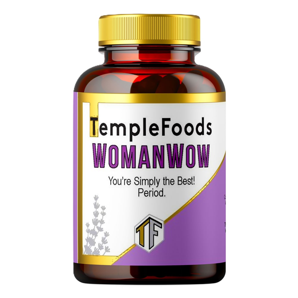 Temple Foods Woman Wow. Hormone Balance. PMS, Menopause - 120 — view 1