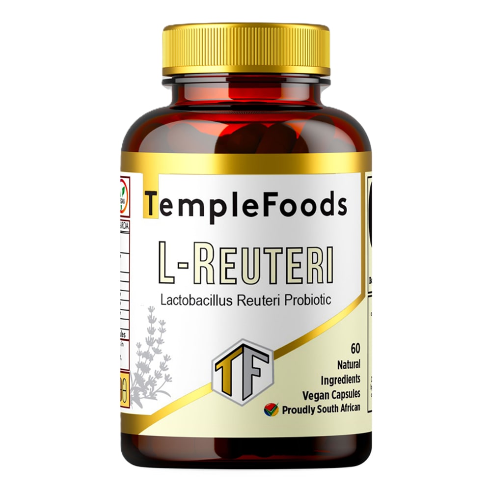 Temple Foods L-Reuteri Capsules. 60 Capsules — view 1