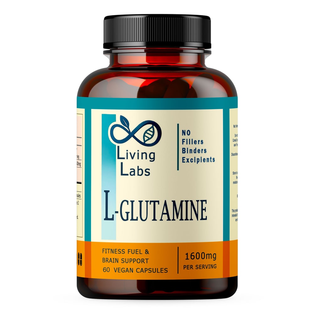 L-Glutamine 1600mg per serving. Living Labs - 60