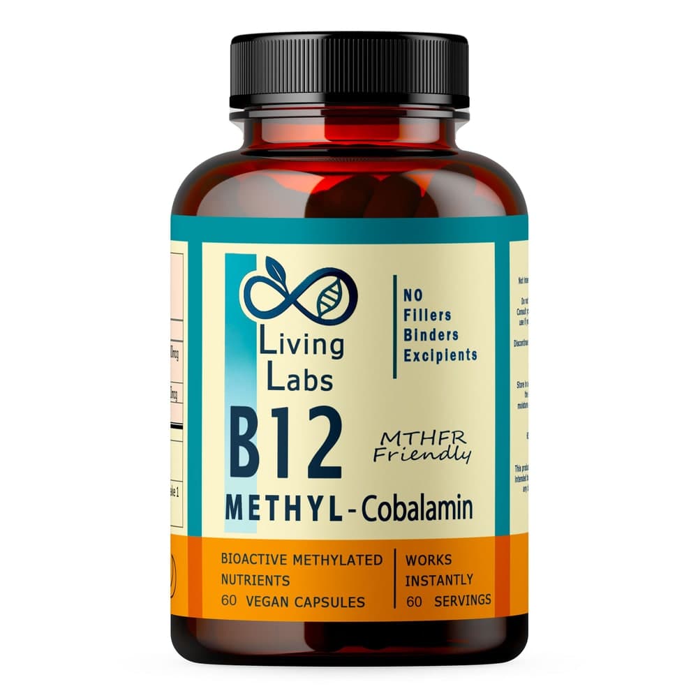 Living Labs Vitamin B12 Methylcobalamin - 60 — view 1
