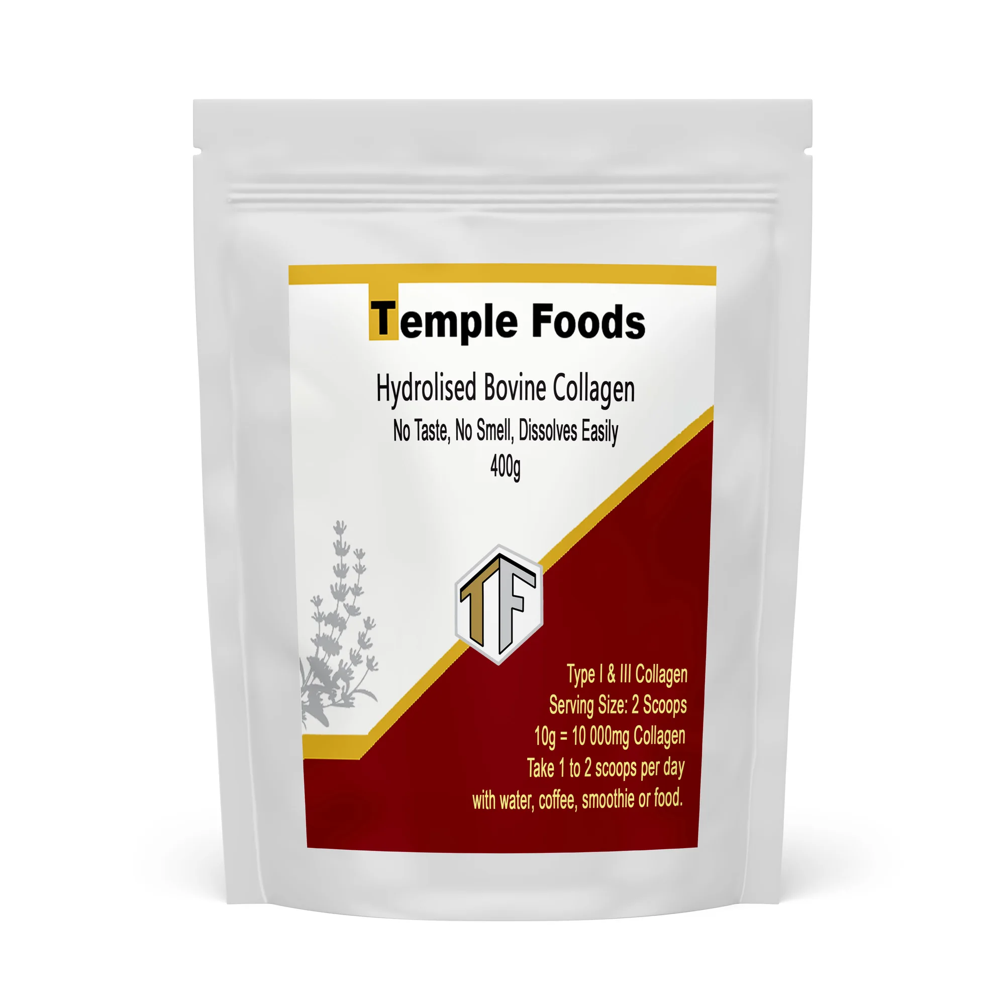 Collagen Peptides Protein Powder - Unflavoured. TF - 400.0 g — view 1