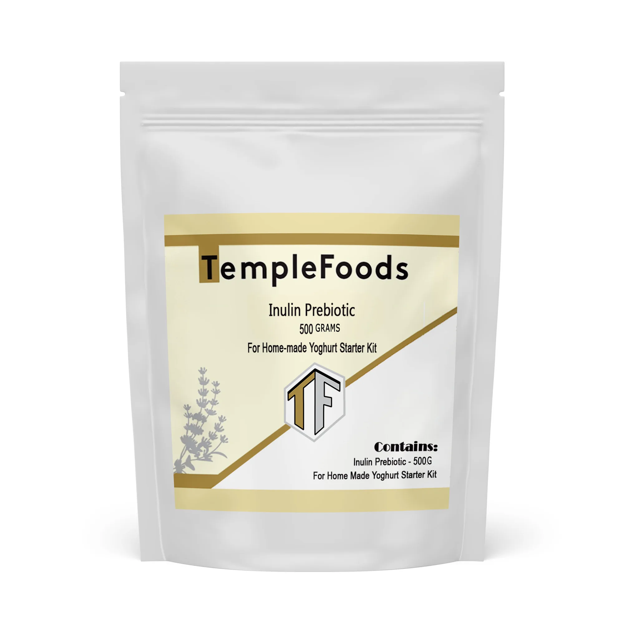 Inulin Prebiotic Fibre Powder 500g | As Probiotic Food. TF — view 1