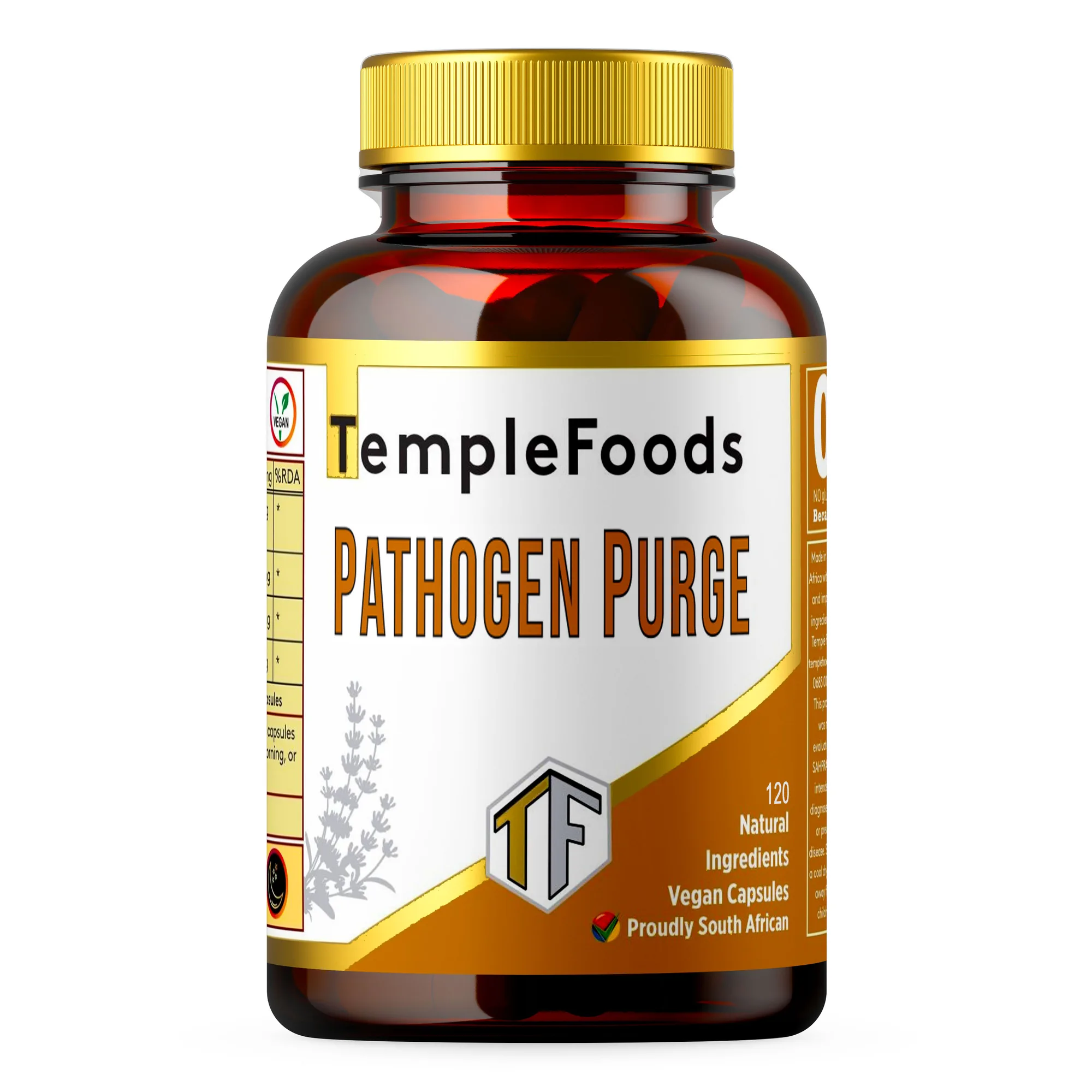 Temple Foods Pathogen Purge. Clean Your Body. Weight Loss. - 60 Pack — view 1