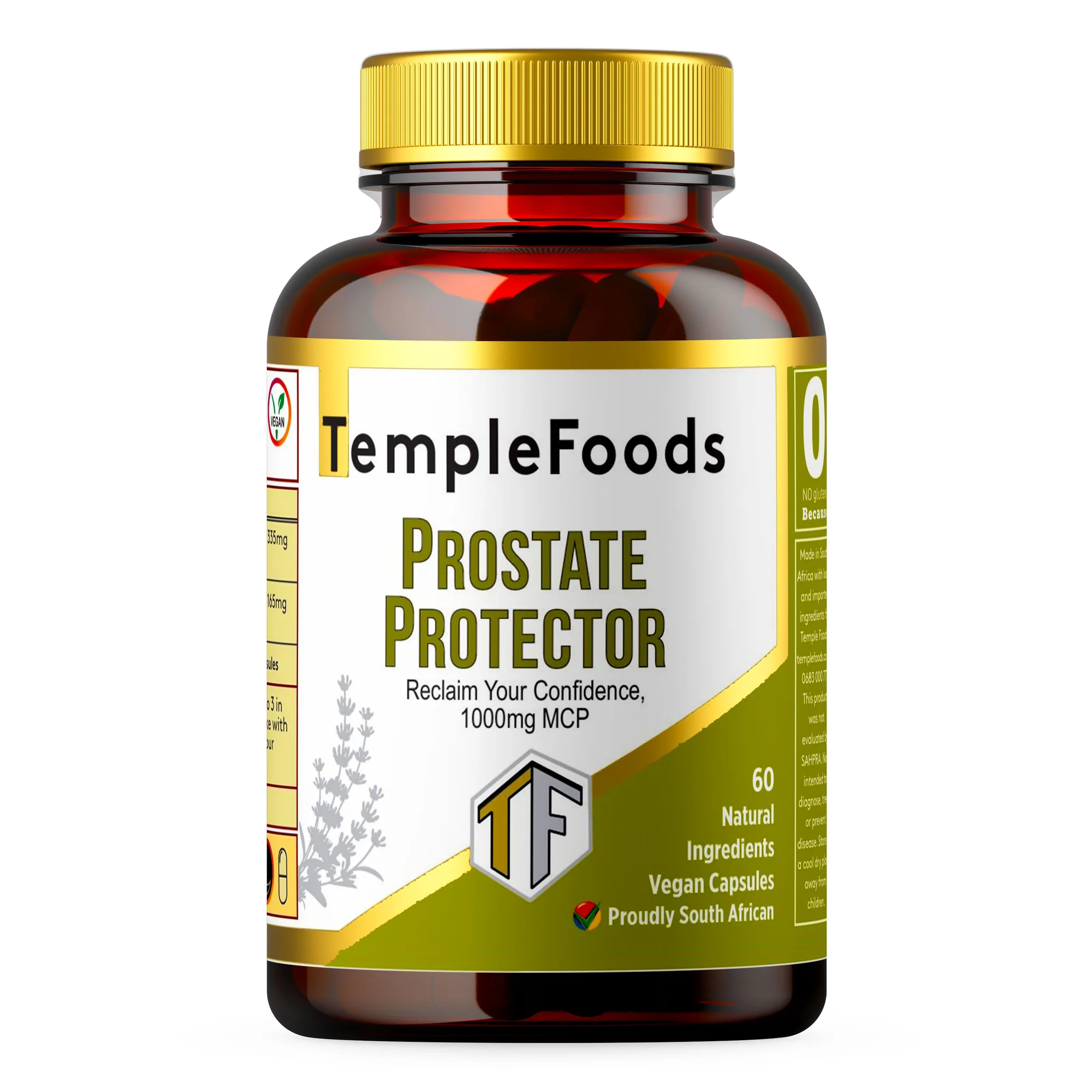 Temple Foods Prostate Protector. 1000mg MCP Per Serving - 60 — view 1