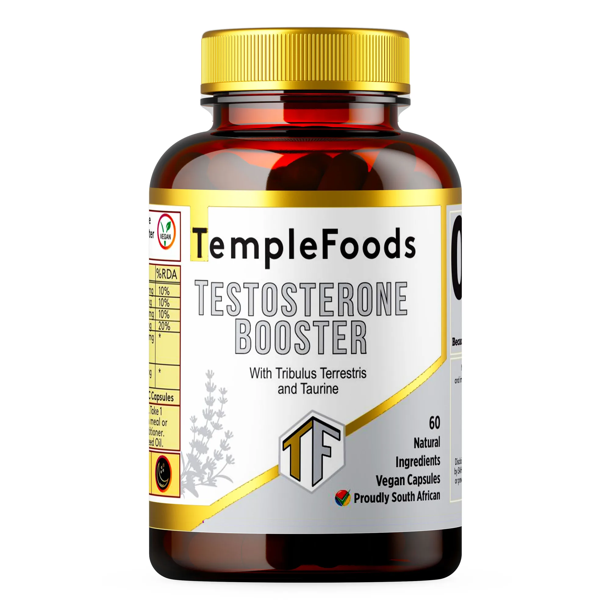 Temple Foods Testosterone Booster 120 Capsules — view 1